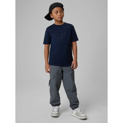 4. Boy's regular printed T-shirt 4F 4FJRSS26TTSHM3599-10S