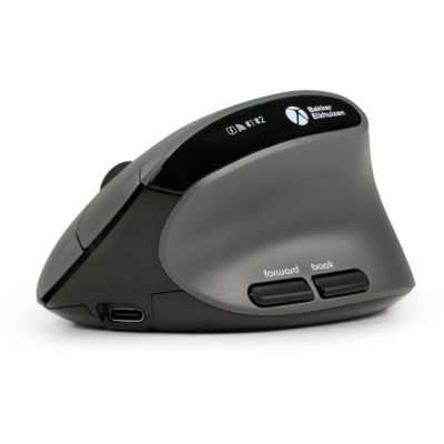 3. BakkerElkhuizen MidWay Mouse Office Right Side RF Wireless + Bluetooth + USB Type-C Optical 2400 DPI