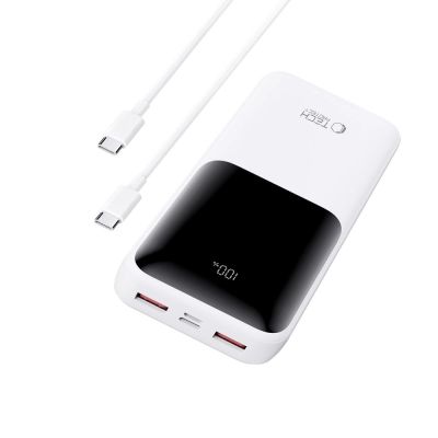 4. Powerbank Tech-Protect PB02 20000mAh 22.5W - white