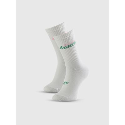 Women's long socks (2-pack) 4F 4FRSS26USOCF657-90S