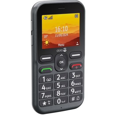 2. Doro Leva L10 6.1 cm (2.4") 120.7 g Black Functional phone