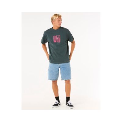4. RIP CURL Raw Energy Zine Tee T-Shirt, turquoise
