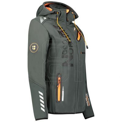 2. Geographical Norway Reine Ass A EO DB 007 W Softshell Jacket WU8184F/GNO-Dark Gray / Orange