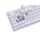 8. GENESIS Thor 404 TKL Keyboard Gaming USB QWERTY American International White