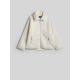 12. Women's loose sherpa fleece with stand-up collar 4F 4FWAW26TFLEF463-11S