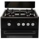 11. Gas cooker MPM-56-KGF-21/B black 50 cm, 4 burners Sabaf