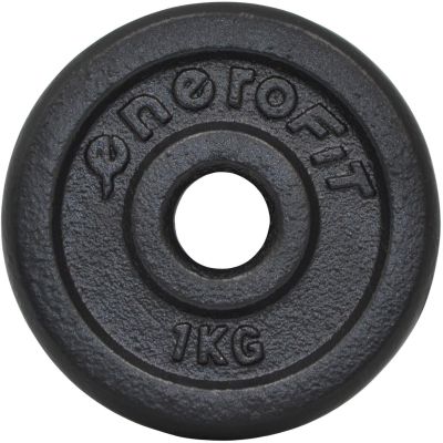 2. BLACK CAST IRON WEIGHT 1 KG ENERO FIT Ø26.5 1 PCS