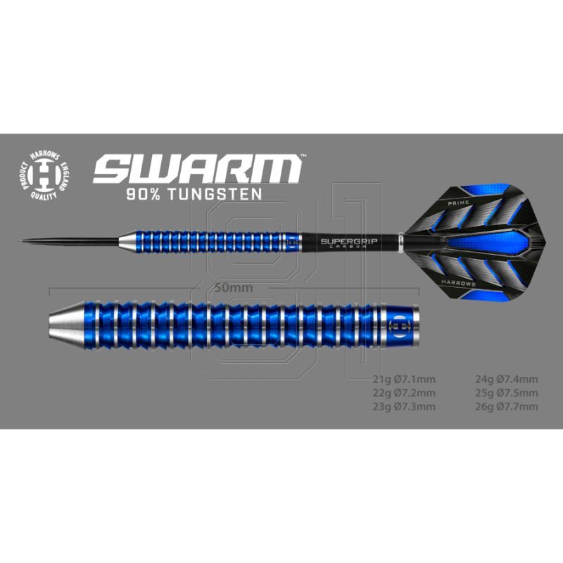 8. Harrows Swarm Darts 90% Steeltip HS-TNK-000013891