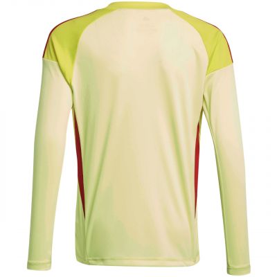 3. adidas Tiro 25 Competition Long Sleeve Kids' Goalkeeper Jersey Yellow and Red KJN2020