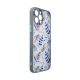 3. Design Case for iPhone 12 Pro Max flower case dark blue