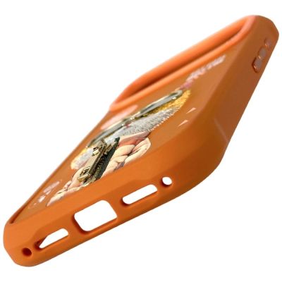 5. Nimmy Cool&Cute 2.0 Cat Case for iPhone 17 Pro Max - Orange