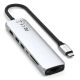5. Satechi USB-C 7-in-1 Slim Multi Port Ethernet Adapter Silver
