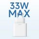 5. Cuktech A19 30W USB-A + USB-C Wall Charger - White