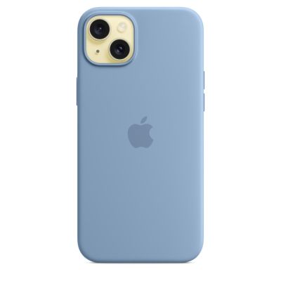 3. Apple Silicone Case with MagSafe Winter Blue, for iPhone 15 Plus