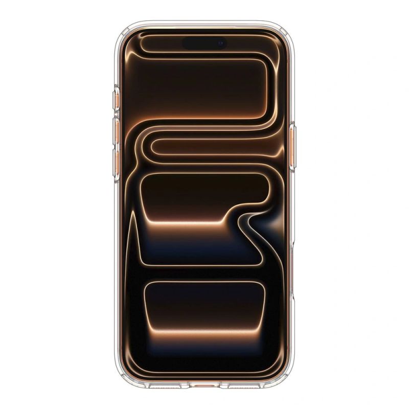 3. Spigen Ultra Hybrid MagSafe Case for iPhone 17 Pro - Clear Orange