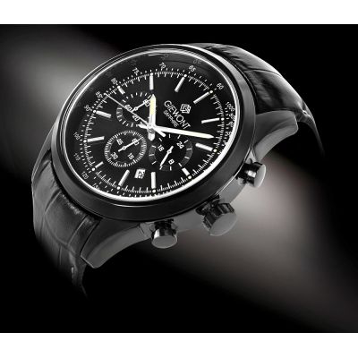 2. Men's Watch Giewont Chronograph Sapphire Black GW7650-A4