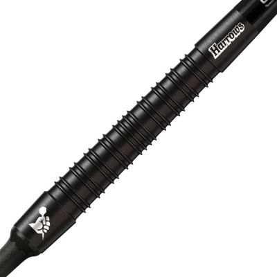 8. Harrows Supergrip Black 90% Softip Darts