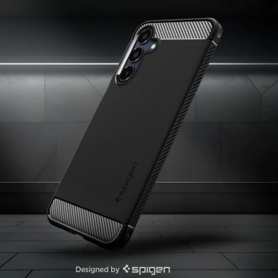 11. Spigen Rugged Armor Case for Samsung Galaxy A16 4G / 5G - Black