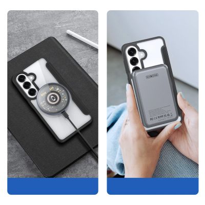 4. Dux Ducis Skin X Pro MagSafe Compatible Wallet Case for Samsung Galaxy S26 - Black