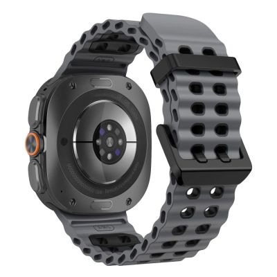 2. Tech-Protect Iconband Pro for Samsung Galaxy Watch Ultra 47mm - Gray/Black