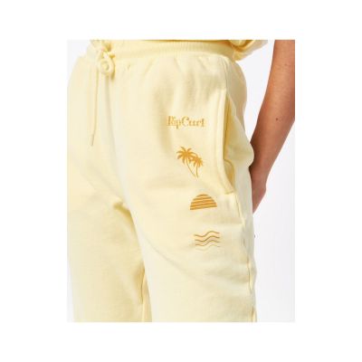 5. RIP CURL Re-Entry Trackpant - Light Yellow