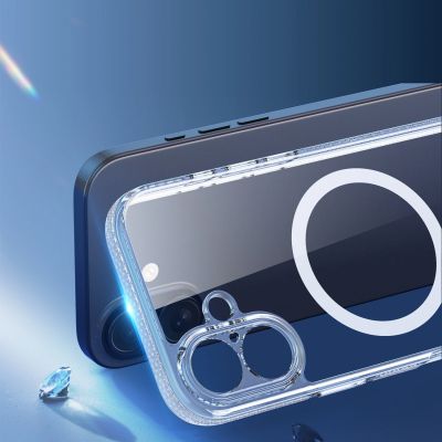 7. Dux Ducis Clin Mag Case for iPhone 17 Compatible with MagSafe - Transparent
