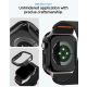 10. Spigen Thin Fit case + Spigen Lite Fit Ultra band set for Apple Watch (46 mm) - black