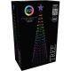 9. DECORATIVE CHRISTMAS TREE 154 LED RGB 150 CM BLACK