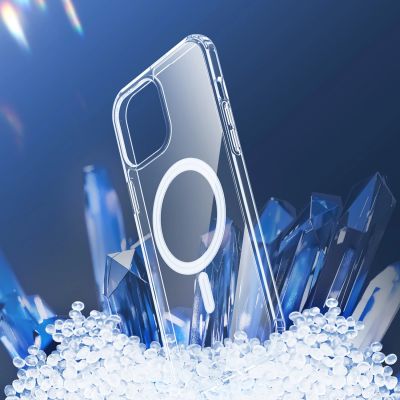 7. Dux Ducis Clin magnetic case for iPhone 14 Plus compatible with MagSafe transparent