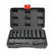 2. AWTOOLS IMPACT SOCKET SET 1/2" 11pcs/8-21mm/LONG BLACK LINE