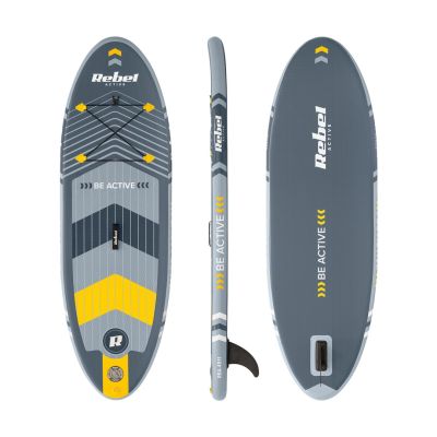 3. SUP board REBEL ACTIVE inflatable 244x76x10, set