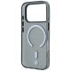 8. BMW Sign Frosted IML & MetalL Logo MagSafe Case for iPhone 17 Pro Max / 18 Pro Max - Black