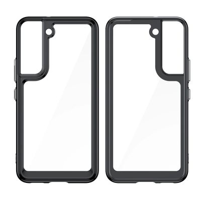 6. Outer Space Case Cover for Samsung Galaxy S22 + (S22 Plus) Hard Cover with Gel Frame Blue