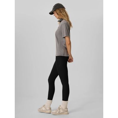4. Women's loose T-shirt with print 4F 4FKAW26TTSHF4506-26S