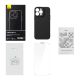 9. Armored case for iPhone 14 Pro compatible with MagSafe Baseus Synthetic Fiber tempered glass - black