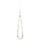 2. Guess IML Flowers Electro Pearl Strap MagSafe Case for iPhone 17 Pro Max - White