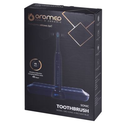 6. ORO-SONIC X PRO NAVY BLUE Sonic Toothbrush