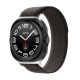 3. Tech-Protect Nylon Strap for Samsung Galaxy Watch Ultra (47mm) - Black/Orange