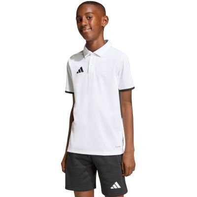 12. adidas Entrada 26 Polo T-shirt for kids white JZ6624