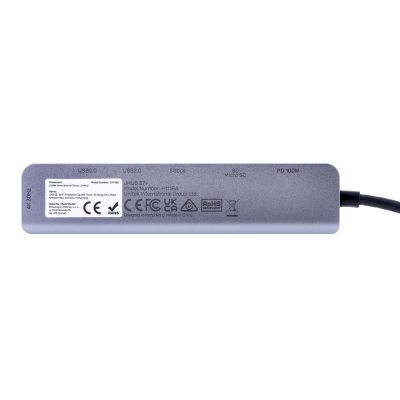 20. UNITEK HUB USB-C 7IN1, HDMI 4K, PD 100W, 5GBPS, ALU