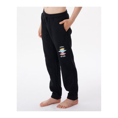 14. RIP CURL Search Icon Track Pant-Boy - Black