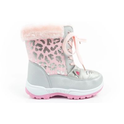 4. Leomil winter boots children's snow boots kitten fur warm for girls