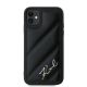 3. Karl Lagerfeld Diagonal Quilted Script case for iPhone 11 / Xr - black