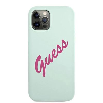 3. Guess GUHCP12LLSVSBF iPhone 12 Pro Max 6.7" blue fuchsia/blue fuschia hardcase Silicone Vintage