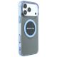 4. Mercedes AMG IML Transparent Bicolor Block MagSafe Case for iPhone 18 Pro Max / 17 Pro Max - Black and Blue