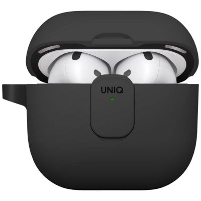 3. Uniq Clyde Lock Case for AirPods 4 - Black