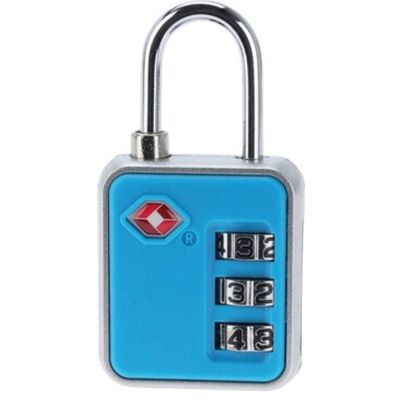 2. COMBINATION PADLOCK FOR SUITCASE BAG PROWORLD BLUE