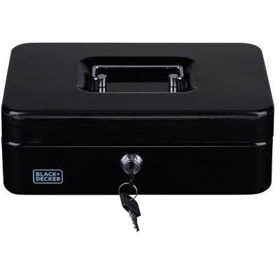 17. METAL CASE FOR MONEY AND DOCUMENTS 25x8.5x18CM BLACK + DECKER