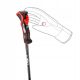 9. LEKI 3D AIRFOIL STICKS black/red 125