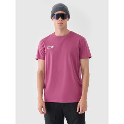 Men's regular plain T-shirt 4F 4FRAW24TTSHM2602-60S